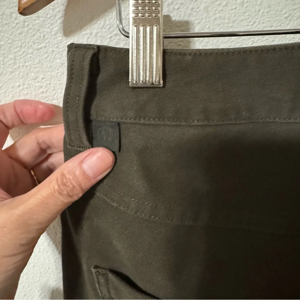 Lululemon ABC Relaxed-Fit Crop Pant Utilitech Dark Khaki Athleisure-33